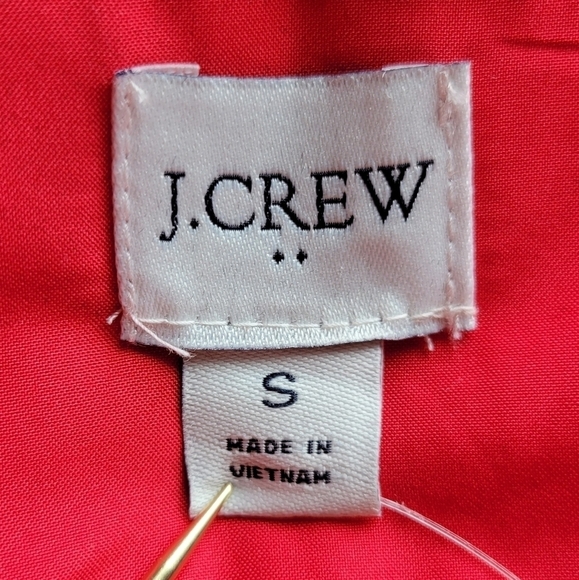 𝅺J. Crew Women's Red Quilted Mercantile Puffer Vest - Size (S) - NEW WITH TAGS - Picture 6 of 13